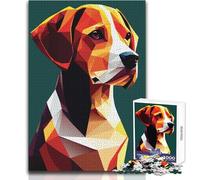 Puzzle Mon Chien Beagle pour Adolescents, 1000 pièces, Jeu éducatif et Stimulant, idée Cadeau Originale et touchante, Format 38x26cm