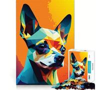 Puzzle Mon Chien Chihuahua pour Adolescents 1000 Pièces Jeu de Réflexion Loisirs Amusant Découpe Premium Cadeau Attentionné (50x75cm)