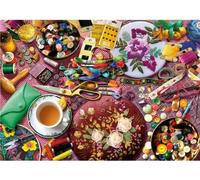 Puzzle Mon Coin Couture 2000 Pieces Adulte - Atelier Loisirs creatifs, Passion - Qualite Premium - Set Puzzle Nostalgie et Carte
