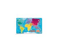 Puzzle monde magnetique version espagnole - janod