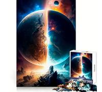 Puzzle Mondes Parallèles pour Adolescents 1000 Pièces Stimule la Mémoire Détente et Amusement Assemblage Motif Cadeau Exquis (38x52cm)