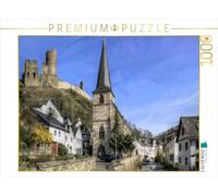 Puzzle · Monreal - avec Vue sur Le château des Lions et l'église | paroissiale · 1000 pièces · Format assemblé 64 × 48 cm · CALVENDO Puzzle