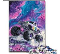Puzzle Monster Truck 1000 pièces pour Adultes, à partir de 14 Ans, Casse-tête, Jeux en Famille, Cadeaux d'anniversaire de Noël (50x75cm)