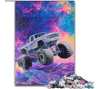 Puzzle Monster Truck pour Adultes 1000 pièces, Jeu Stimulant, Jouets, décoration Murale, Cadeaux d'anniversaire et de Noël Uniques (50x75cm)