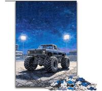 Puzzle Monster Truck psychédélique 1000 pièces pour Adultes et Adolescents, à partir de 14 Ans, Casse-tête Familial, Cadeaux de Noël et d'anniversaire (50x75cm)