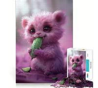 Puzzle Monstre Concombre Non Duveteux 1000 Pièces Découpe Laser pour Un Ajustement Parfait Activité de Partage en Famille (50x75cm)