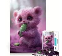Puzzle Monstre Concombre Non Duveteux 1000 Pièces Jeu de Créativité et d'Expérience Pièces Robustes et Découpées Nettement Idéal pour Les Voyages pour Les Jeux de Réflexion (38x26cm)