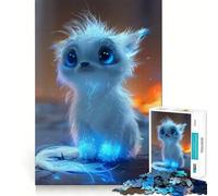 Puzzle Monstre de Cheminée Non-Fleuri pour Adultes 1000 Pièces Jeu de Concentration Découpe de Précision Bords Lisses Défi Amusant pour Passer Le Temps d'Attente (38x26cm)