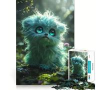 Puzzle Monstre Fleur Non Duveteux pour Adultes 1000 Pièces Jeu de Mémoire Découpe Fine Finition Premium Un Passe-Temps Captivant (38x26cm)