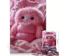 Puzzle Monstre Oreiller Non Moelleux pour Adolescents 1000 Pièces Entraînement de la Réflexion Loisirs Calmes Coupe Uniforme Cadeau de Noël Unique (38x52cm)