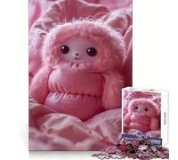 Puzzle Monstre Oreiller Non Moelleux pour Adultes 1000 Pièces Exercice de Logique Évasion Paisible Bords Nets Cadeau de Noël Unique (38x26cm)