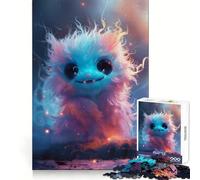 Puzzle Monstre Rose Non Pelucheux pour Adultes 1000 Pièces Exercice Mental Loisirs Agréables Découpe Précise Cadeau d'anniversaire (38x52cm)