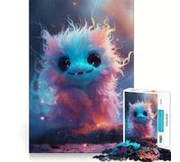 Puzzle Monstre Rose Non Pelucheux pour Adultes 1000 Pièces Jeu de Mémoire Assemblage Solide et Sécurisé Jeu de Connexions Significatif (38x52cm)