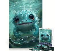Puzzle Monstre Splash Non-Fluffy pour Adultes, 1000 Pièces, Exercice de Logique, Évasion Paisible, Bords Nets, Cadeau de Noël Unique (38x26cm)
