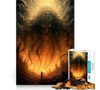 Puzzle Monstre Tentacule 1000 Pièces pour Adolescents Jeu de Réflexion, Moments de Paix, Qualité supérieure, 50x75cm