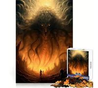 Puzzle Monstre Tentacule 1000 Pièces pour Adolescents Jeu de Réflexion, Moments de Paix, Qualité supérieure, 50x75cm