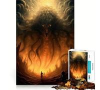 Puzzle Monstre Tentacule pour Adultes 1000 Pièces Stimule la Mémoire Apaisant et Divertissant Découpe Premium Cadeau Attentionné 38x52cm