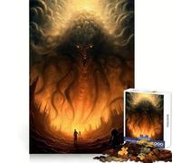 Puzzle Monstre Tentacule pour Adultes 1000 Pièces Stimule la Mémoire Apaisant et Divertissant Découpe Premium Cadeau Attentionné 38x52cm