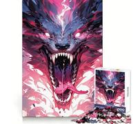 Puzzle Monstre Terrifiant de 1000 Pièces pour Adultes Jeu Intellectuel et Détente Pièce de Qualité Fine Art 38x52cm