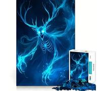 Puzzle Monstre Wendigo 1000 pièces Jeu de mémorisation mentale Découpe de Haute précision Activité Manuelle Défi cérébral interactif pour la Maison (38x52cm)