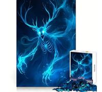 Puzzle Monstre Wendigo pour Adolescents 1000 pièces Stimule la mémoire Distraction Douce Assemblage Ferme Cadeau de Noël (50x75cm)
