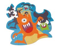 Puzzle - Monstres Multicolor TU