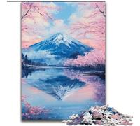 Puzzle Mont Fuji, Japon, 1000 pièces pour Adolescents et Adultes Un Jeu Stimulant, idéal comme Cadeau pour Toute la Famille (26x38cm)