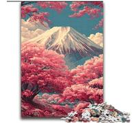 Puzzle Mont Fuji, Japon, 2000 pièces pour Adultes et Adolescents. Ce Jouet de Divertissement Familial est Un pour Toute la Famille (70x100cm).