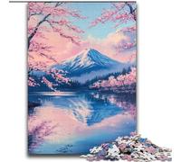 Puzzle Mont Fuji, Japon, 2000 pièces pour Adultes et Adolescents. Un Jeu Stimulant, idéal comme Cadeau pour Toute la Famille (70x100cm).