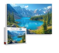 Puzzle Montagnes Puzzle 4000 Pieces Paysage Jigsaw Adultes Classiques Difficile Jouets éducatifs Jeu Intellectuel, Jigsaw Difficile Impossible - Activité DIY pour Enfant 14 Ans et Plus Loisirs K-9