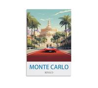 Puzzle Monte Carlo Monaco 1000 pièces pour Adultes et Enfants. Jeu de Puzzle en Papier de 1000 pièces, idéal pour l'apprentissage et la détente en Famille. Dimensions : 38 x 26 cm.