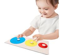 Puzzle montesori en Bois - Planche d'apprentissage éducatif, Jouet de tri géométrique coloré, Blocs Assortis Multi-Formes | Jouet montesori préscolaire engageant pour Le développement des compétence