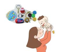 Puzzle Montessori Pour Enfants, Planche D'Activités, Déverrouillage, Jouets Éducatifs