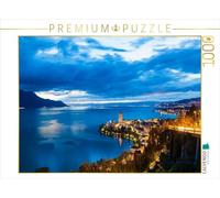 Puzzle · Montreux, au Bord du lac Léman | 1000 pièces · Format assemblé 64 × 48 cm · CALVENDO Puzzle