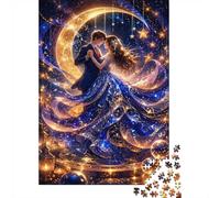 Puzzle Moon Star Dance, 1000 Pièces Jeu Détente Adulte Papier Épais | 52x38cm Réduction Du Stress, Décoration Intérieure, Passe-temps Intellectuel, Papier, Cadeau Anniversaire