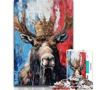 Puzzle Moose Art 1000 pièces pour Adolescents, Jeu Familial Anti-Stress, défi Difficile, Collection d'artistes, Beaux-Arts (38x26cm)