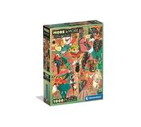 Clementoni - Puzzle pour Adultes 1000 Pièces, More is More - Animal&Botanics Compact Box, Fabriqué en Italie, 37073
