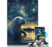Puzzle Morse sous Les étoiles pour Adolescents, 1 000 pièces, Jeu Familial Anti-Stress, défi Difficile, Superbes Cadeaux et Jouets, 75x50cm
