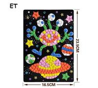 Puzzle Mosaïque 3d Pour Enfants, Autocollants Eva En Mousse Pour Bricolage, Jouets Éducatifs Créatifs, Dessin Animé Fait À La Main, 1 Ensemble