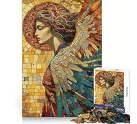 Puzzle mosaïque Ange 1000 pièces pour Adolescents, idéal pour stimuler la mémoire, Passer d'agréables Moments de détente, découpe de qualité, Cadeau Chic de Noël (38x26cm)