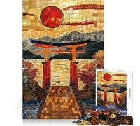 Puzzle mosaïque Chemin sacré de Torri 1000 pièces pour Adolescents, Jouet de logique Pure, Doux et Relaxant, découpe Nette, Belle œuvre d'art (38x52cm)