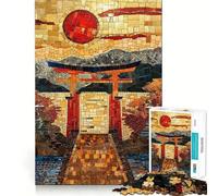 Puzzle mosaïque Chemin sacré de Torri pour Adolescents 1000 pièces Stimule la mémoire Moments de sérénité Coupe Premium Cadeau d'anniversaire (50x75cm)