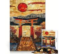 Puzzle mosaïque Chemin sacré de Torri pour Adolescents 1000 pièces Stimule la mémoire Moments de sérénité Coupe Premium Cadeau d'anniversaire (50x75cm)