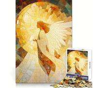 Puzzle mosaïque d'anges 1000 pièces pour Adultes, réflexion logique, Distraction Douce, Assemblage sans Couture, Cadeau Festif (38x26cm)