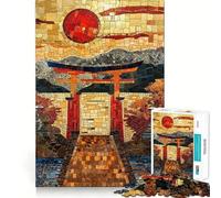 Puzzle mosaïque du Chemin sacré de Torri, 1000 pièces, pour Adolescents, Jeu intellectuel, détente mentale, découpe de qualité, Cadeau de Noël (38x26cm)