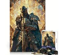 Puzzle mosaïque Guerrier Paladin 1000 pièces, Jeu d'intelligence et de Relaxation, pièce de Collection découpée avec précision (38x26cm)