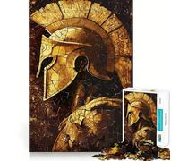 Puzzle mosaïque Guerrier Spartiate 1000 pièces pour Adolescents, Jeu de logique et de réflexion, Jeu de précision, Cadeau élégant 50x75cm
