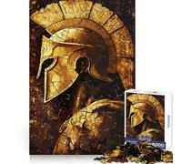 Puzzle mosaïque Guerrier Spartiate 1000 pièces pour Adolescents, Jeu de logique et de réflexion, Jeu de précision, Cadeau élégant 50x75cm