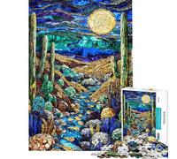 Puzzle mosaïque Midnight Dunes de 1000 pièces pour Adolescents idéal pour Partager Un Moment Convivial en Famille Un Cadeau Unique pour Un Anniversaire ou Noël (38x52cm)