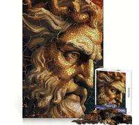 Puzzle mosaïque Zeus 1000 pièces pour Adultes Jeu de logique Loisirs agréables Bords Nets (50x75cm)